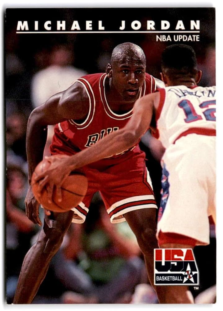 Amazon.com: 1992-93 Skybox USA #37 MICHAEL JORDAN USA