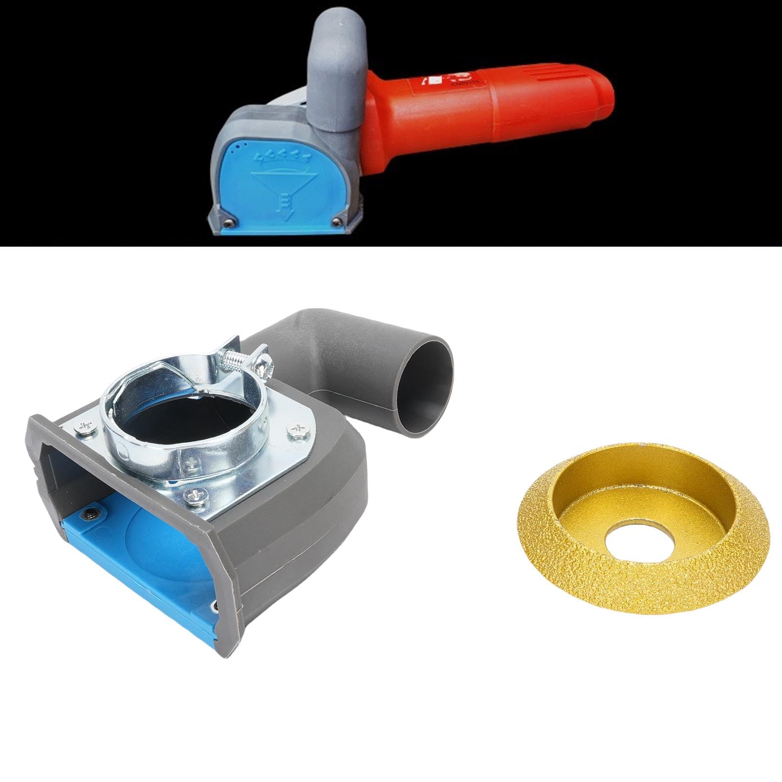 Copertura per smerigliatrice 100/115 |Protezione taglierina per scanalatura da 9 mm (25MM)
