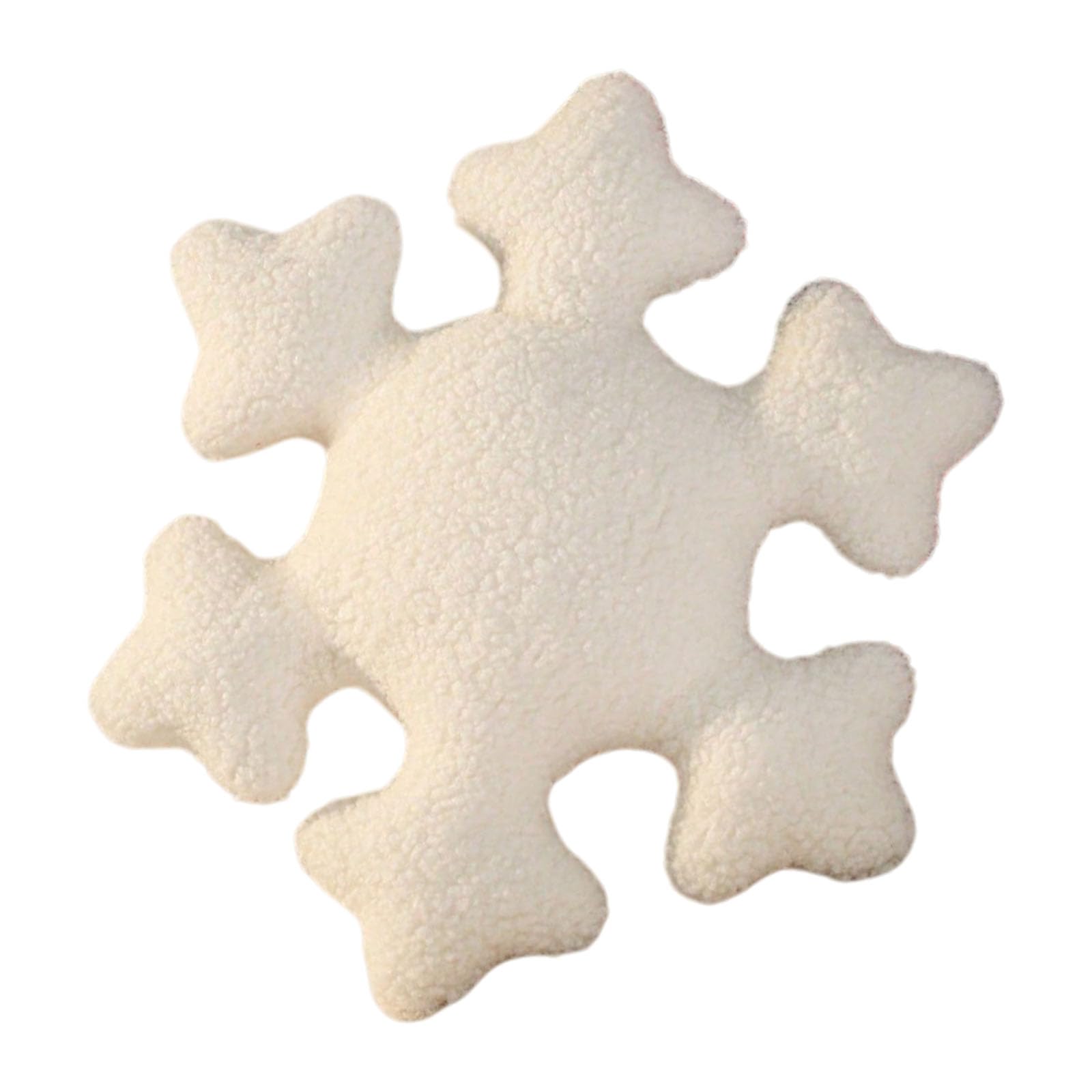 Coussin blanc de Noël flacons de neige maison canapé lit en coton PP