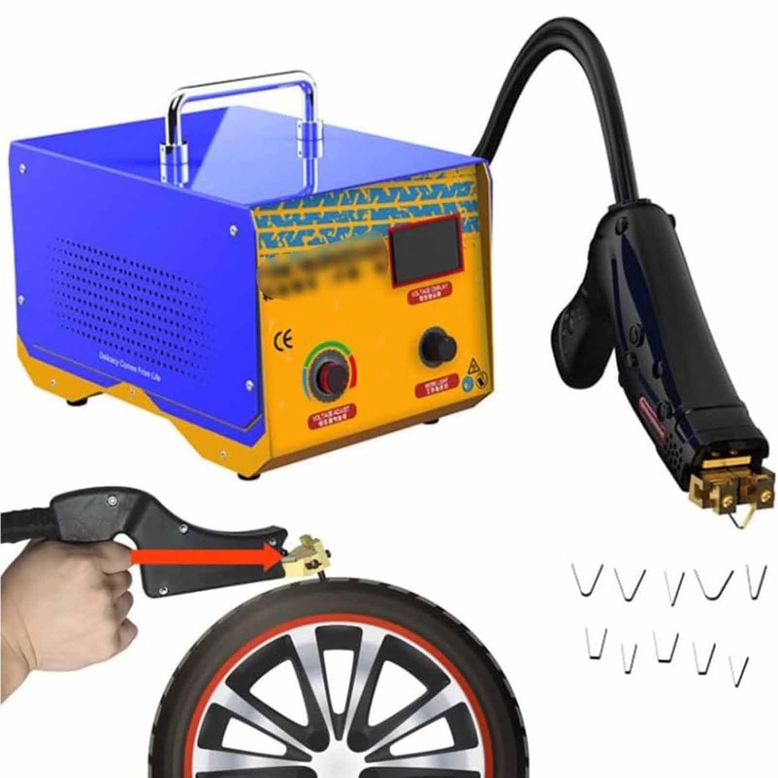 JYBNBBE Tire Groover Machine, 1000W Tire Regrooving Iron Cutter Kit with 20 Blades for Tire Grooving and Rubber Cutting