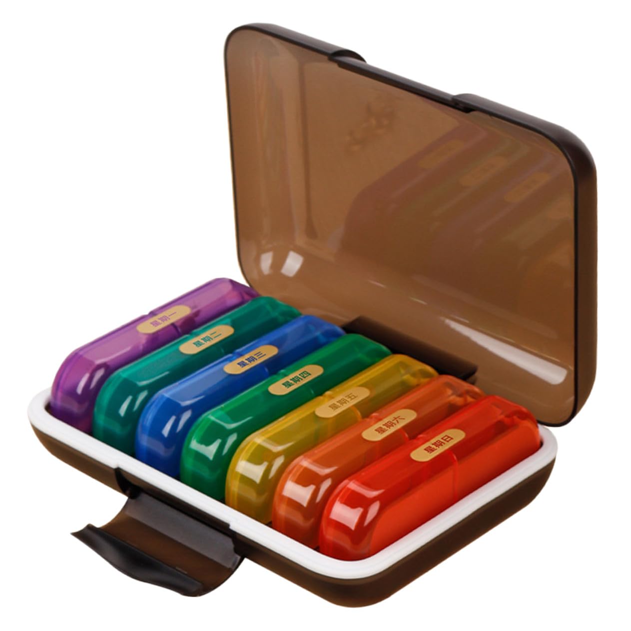 7-tage Tablettenbox für Woche, Tragbarer Wochen Dispenser