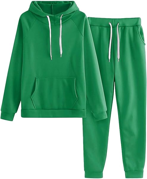 Jogger Sets for Women 2 Piece Lounge Sets Fall Sweatshirt Sets Outfits Matching Sweatsuits T