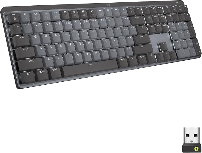 Logitech MX mecánico inalámbrico retroiluminado rendimiento teclado - DEU QWERTZ