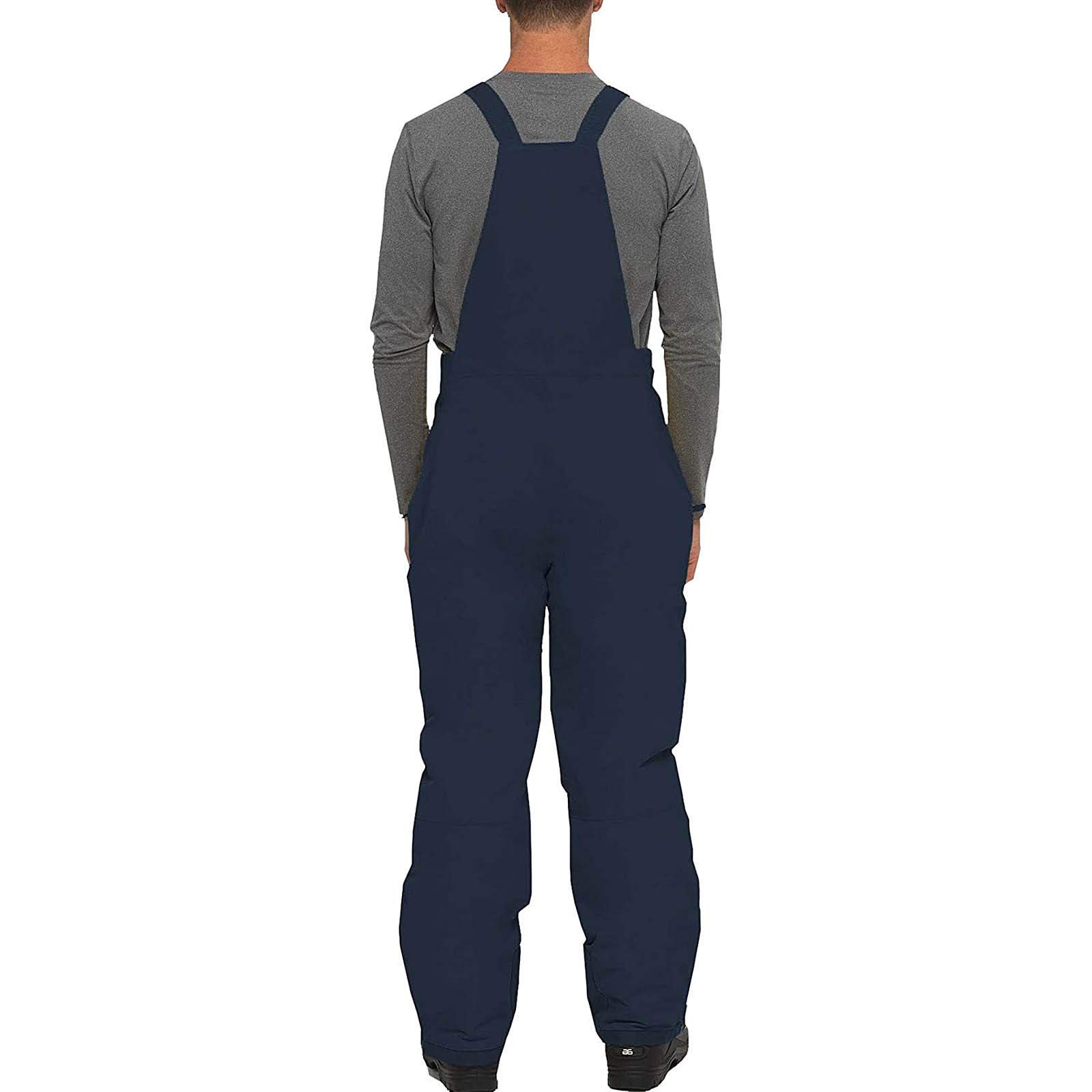 Salopette de ski imperméable pour homme – Pantalon de neige respirant, coupe-vent, respirant, résistant à l'eau pour le ski, le snowboard et les sports d'hiver