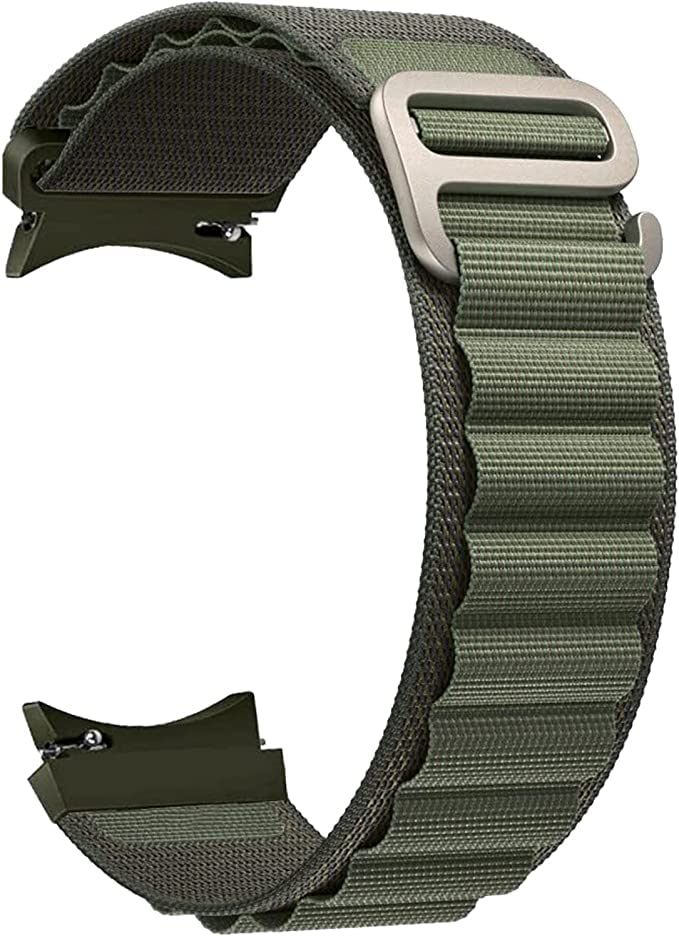 Image of ACHOR ACH59 20MM No Gap Arc Edge Ni-ke Air Hole / Nylon / Velcro / Milanese / Heavy Metal / Silicone Watch Straps Compatible for Samsung Galaxy Watch 4 Band & Galaxy Watch 5 Band 44mm 40mm /Watch 5 Pro Bands 45mm /Galaxy Watch 4 Classic Bands 46mm 42mm,20mm Sport Strap Wristbands for Men Women