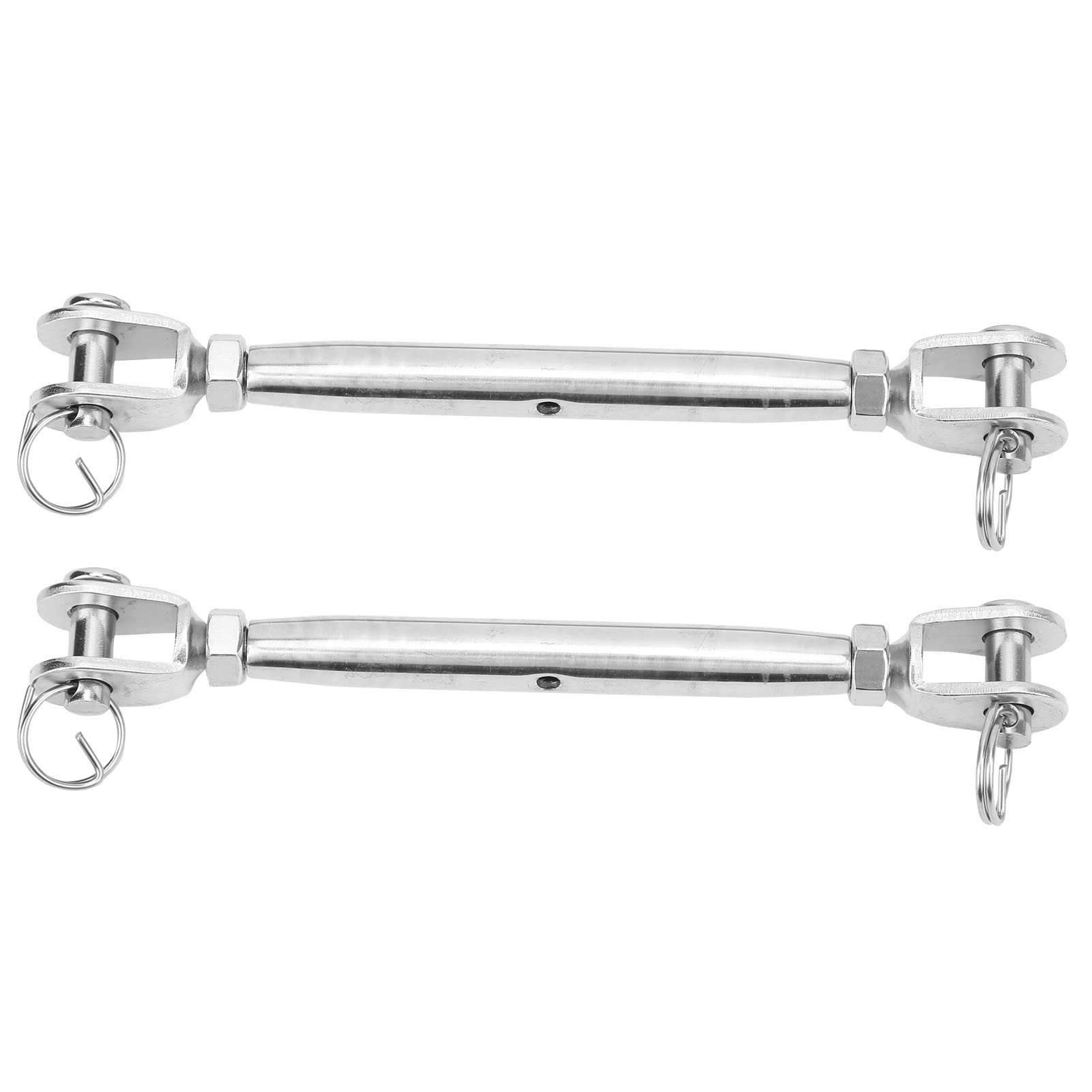 2pcs Jaw and Jaw Turnbuckle Stainl Steel Turnbuckle Rigging S Jaw for Wire Rope Cable Stainl Body Jaw Turnbuckle Only a But Also to with Jaw and Jaw TurnbuckleTurnbuckle Rigging