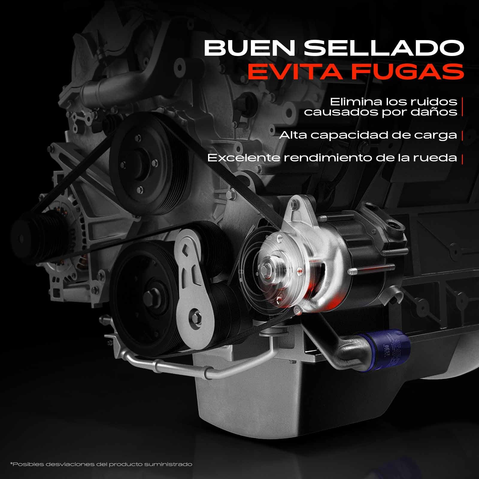 Frankberg Bomba de agua bomba de refrigerante con junta gasolina | 05E121111AB; Compatible con: T.o.u.r.a.n 5T1, Limusina A3 8VM 8VS, A3 8V1 8VK, Cruce en T C11 D31, Q3 Sportback F3N