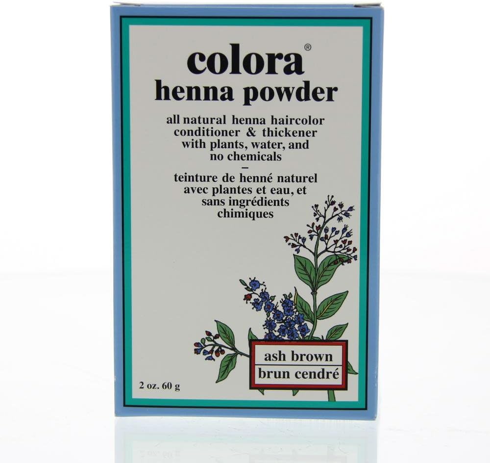 Henna Powder Natural Organic Hair Color Ash Brown - 2 oz.