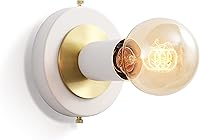 Vista 12 de BRIGHTTIA Luna Duo - Aplique de pared de 2 luces, accesorio moderno de mediados de siglo para pared y techo, lámpara Edison minimalista para pasillo