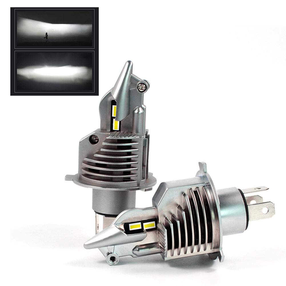 Combattente Auto Fari A LED, Lontano E Vicino 6500K 35W 2 Pezzi Ip65 Impermeabile per Auto H4
