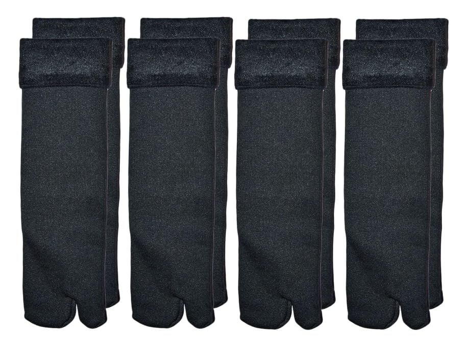 Winter Thermal Toe Dark Colour Wool Heavy Duty Valvet Warm Ankle Length Socks Ladies/Women/Girls Winter Socks (Multicolor, 4 pairs) (BLACK)-image-34