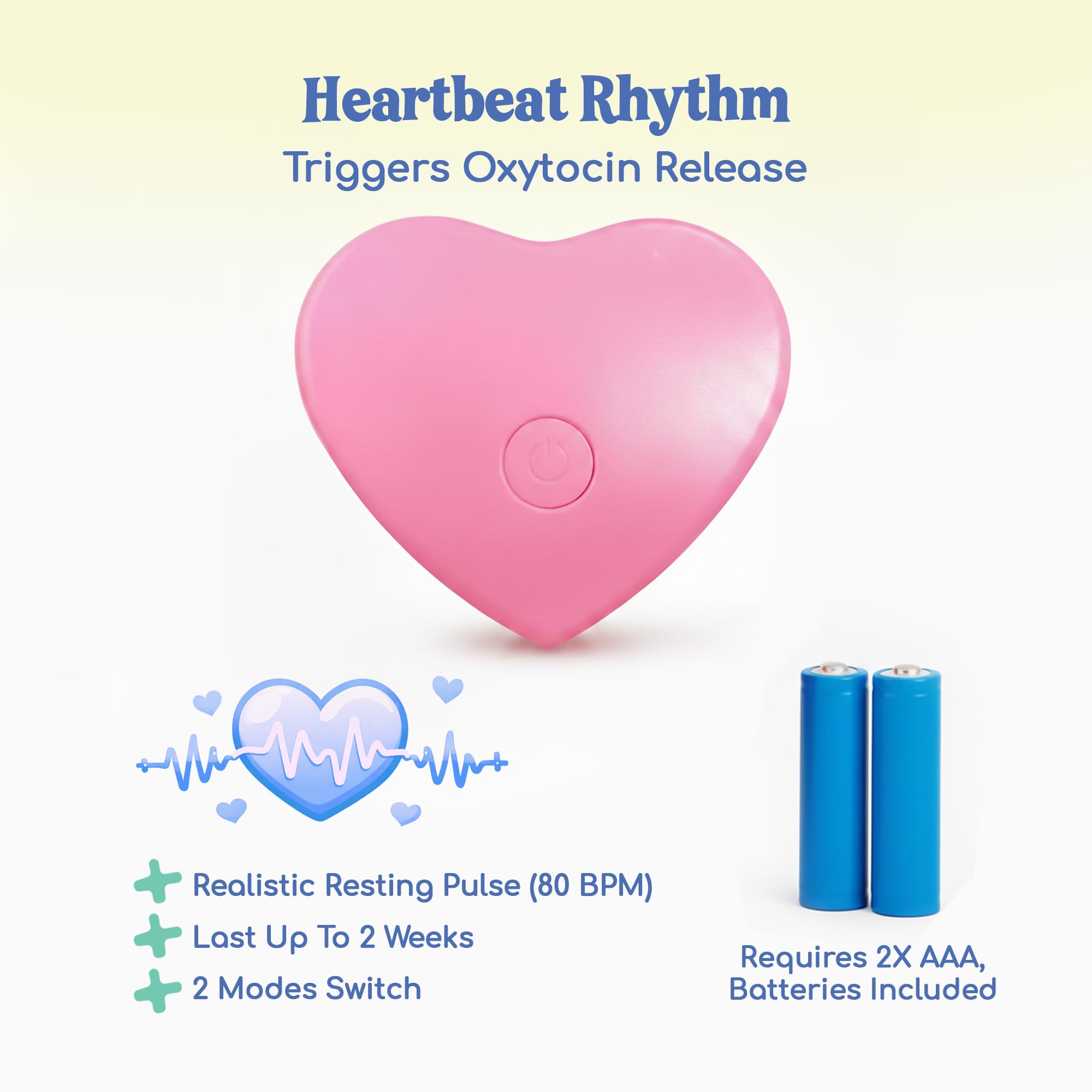 Race&Herd CuddleBun - Juguete para cachorros con latido del corazón, juguete para perros con latido del corazón, juguete imprescindible para separación, alivio de la ansiedad de mascotas, ayuda