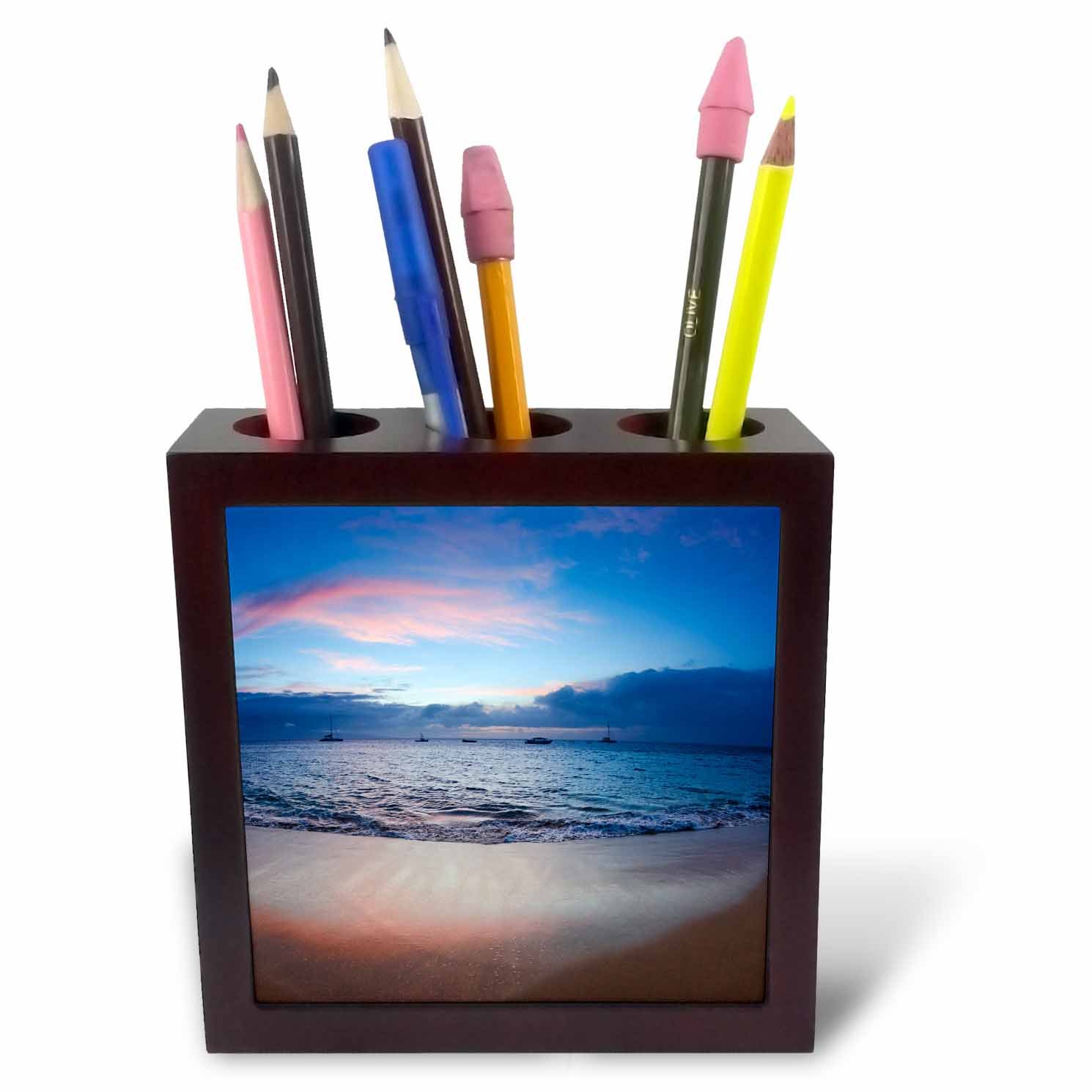 Carrelage porte-stylo souvenir de voyage USA pour cadeau de bureau unique - 2
