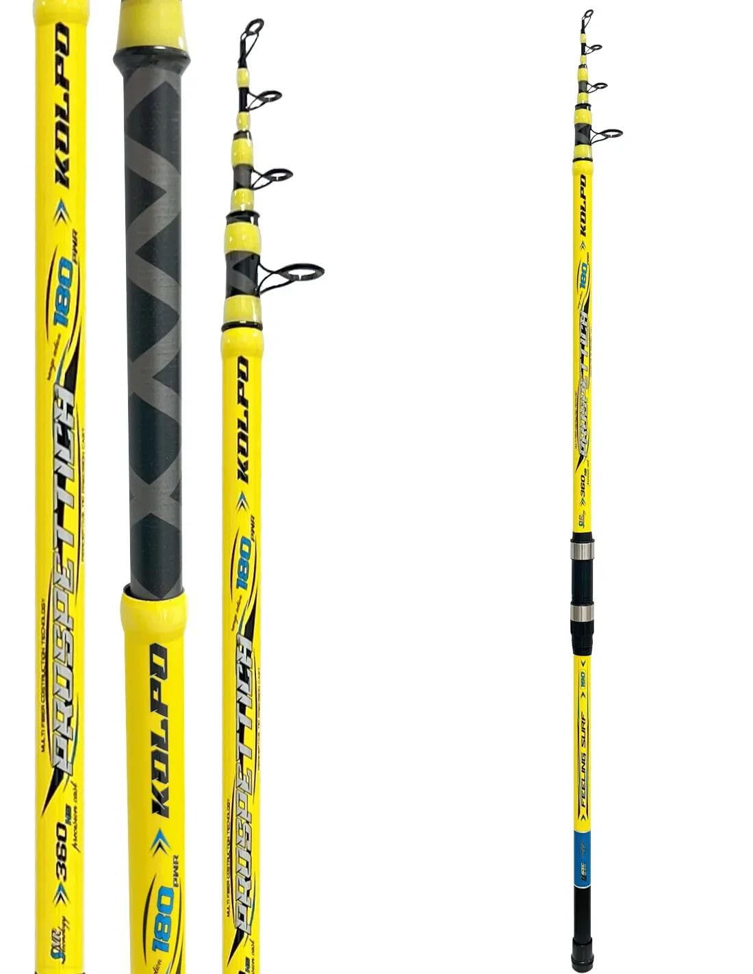 Kolpo Esemplare Surf Canna da Surfcasting Telescopica 4,20 m 180 g Carbonio X-CRB System