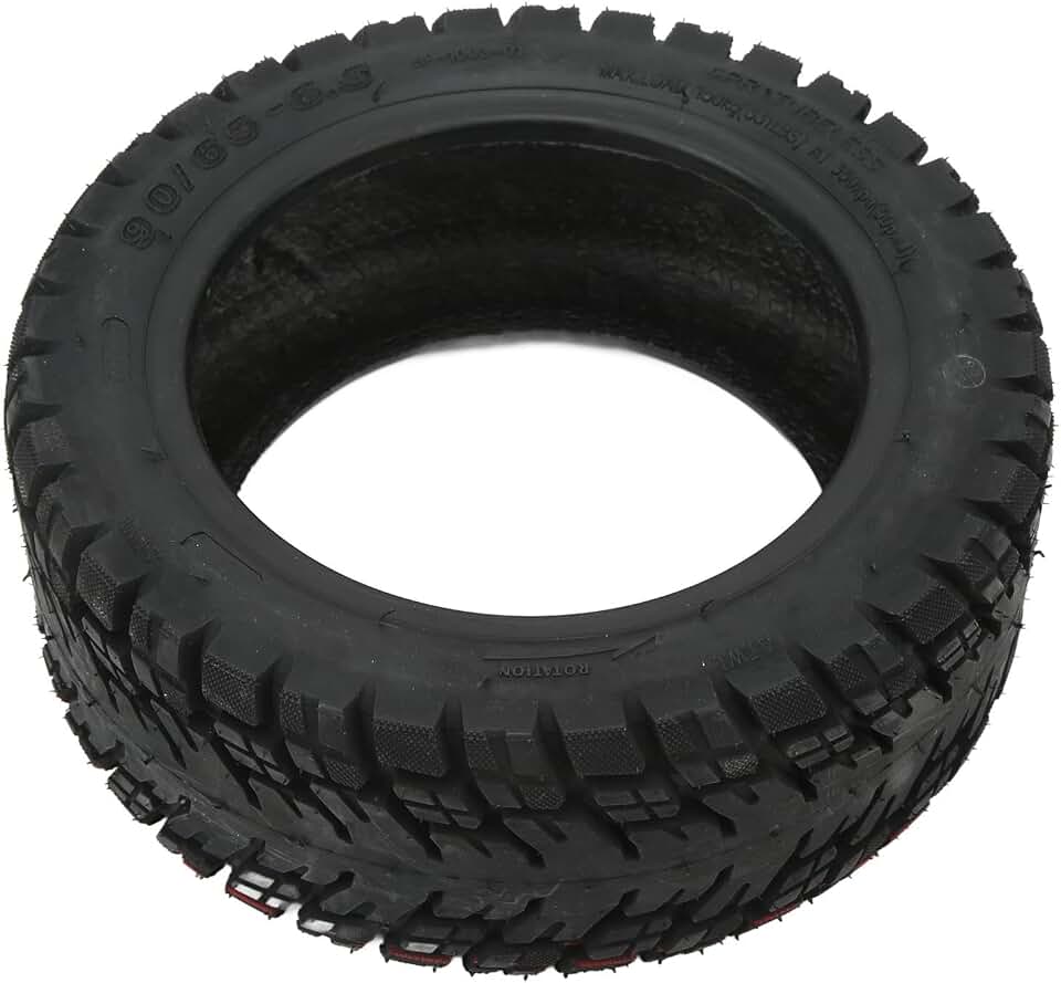 90/65-6,5 Pneu Pneu Elétrico Scooter, Borracha Espessada Anti -deslizamento de 11 Polegadas Pneu a Câmara de Câmara para Dias de Neve e Chuva