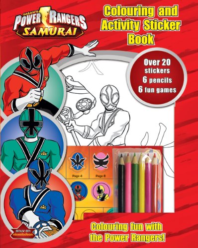 Buy Power Rangers Colouring and Activity Sticker Pack Book Online at ...