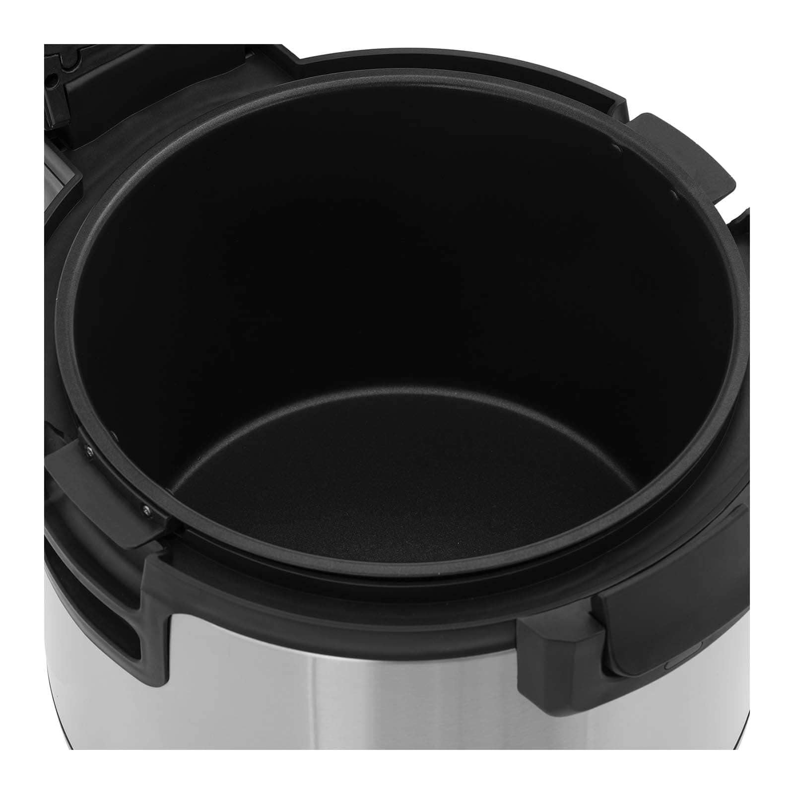 Royal Catering RCRK-2S - Scalda riso elettrico, 26 l, 110 W, con rivestimento antiaderente, Ø 380 mm, con cucchiaio di riso