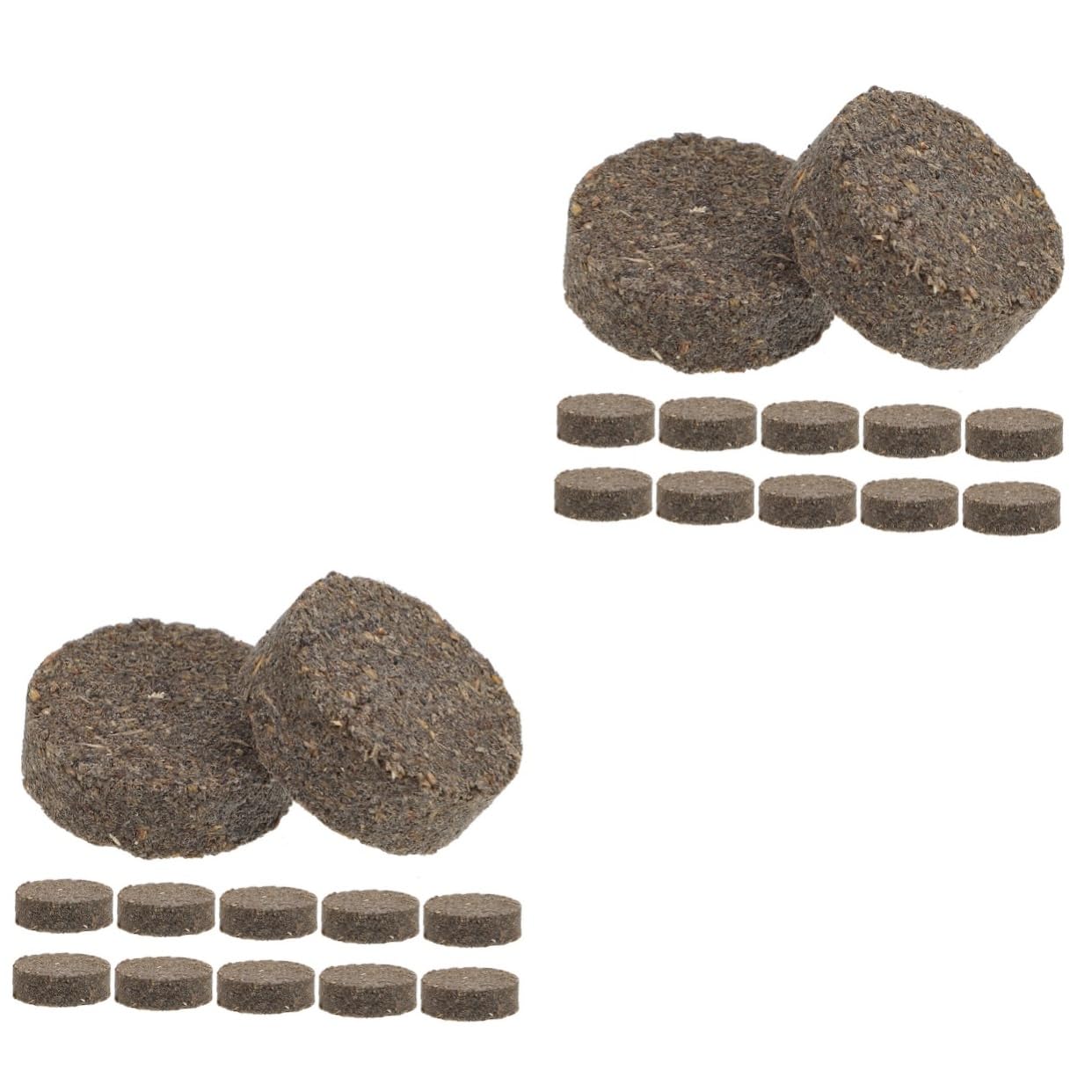 Abaodam 5 Ensembles Blocs De Allume Naturels Outils De Démarrage De Rapide pour Camping Barbecue Plein Air 20 Pièces * 5