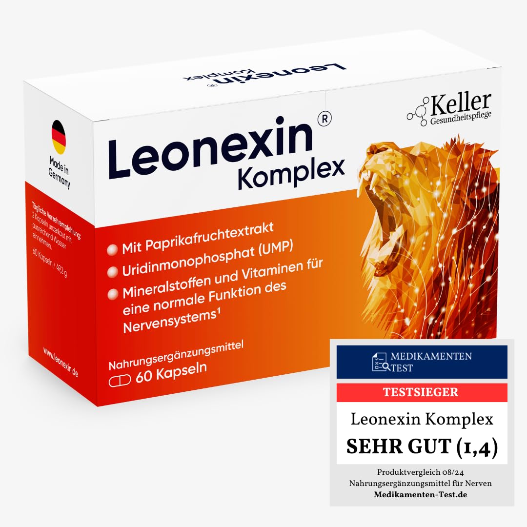 Leonexin Komplex I – Für Löwenstarke Nerven, 60 Kapseln