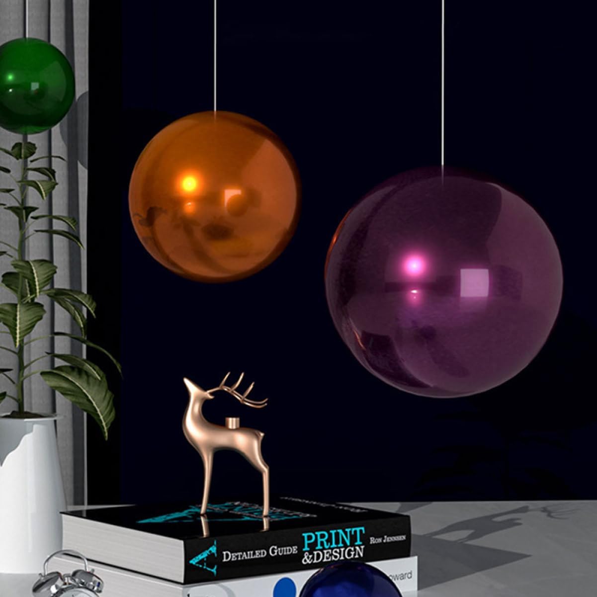 5pcs Garden Reflective Ball Stainless Steel Gazing Ball for Garden Gazing Balls for Garden on Outdoor Decor Outdoor Garden Decor Stainless Steel Ball Delicate Purple