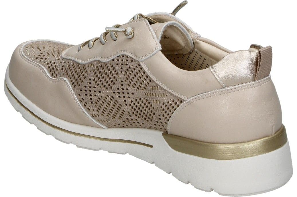 amarpies | Zapatos con Cuña Mujer – Zapato con Cordones Decorativos – Slip On – Cuña Baja y Cómoda – Versátiles – Modelo AHI30065