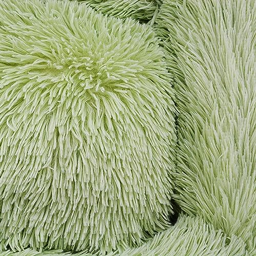 Zoomlie Flauschiges Hundebett, waschbar, für große und mittelgroße und kleine Haustiere, rutschfeste Unterseite, mit abnehmbarem Bezug, Größe S (40 x 30 x 12 cm), Violett