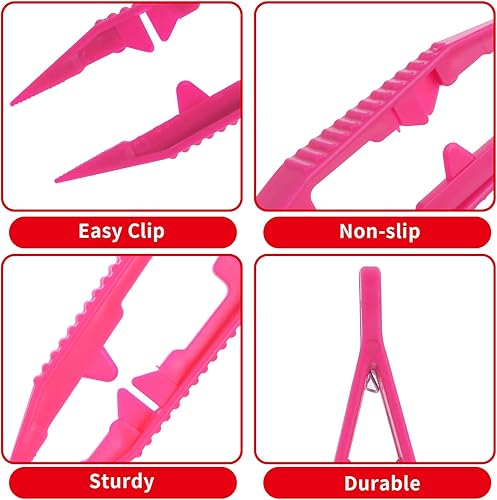 Miniatura 3 de 20 pinzas de plástico de varios colores, fusible de plástico de cinco colores, pinzas de cuentas de Abeillo hechas a mano, manualidades,