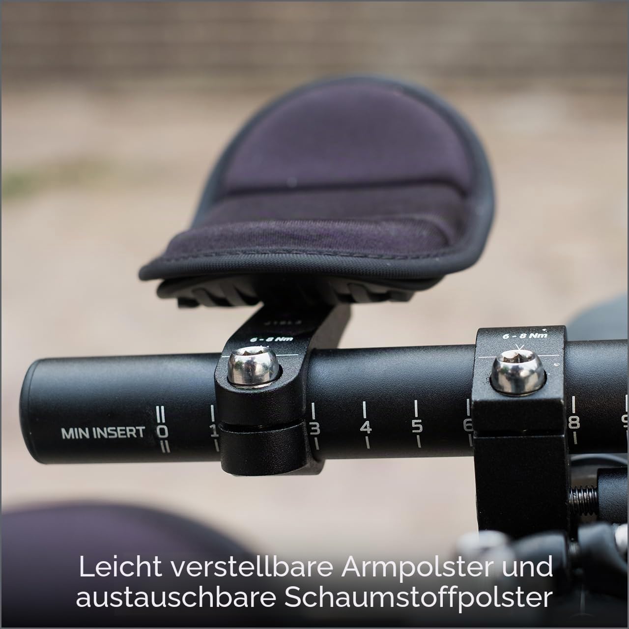 BBB Cycling Aero Bars Maximale Aerodynamik Fahrradlenker Aluminium, Extra lange J-Bend Armlehne für Rennräder Triathlon Lenkerstütze Rutschfeste Fahrradgriffe AeroMax BHB-60, Ø 25.4 / 31.8 mm