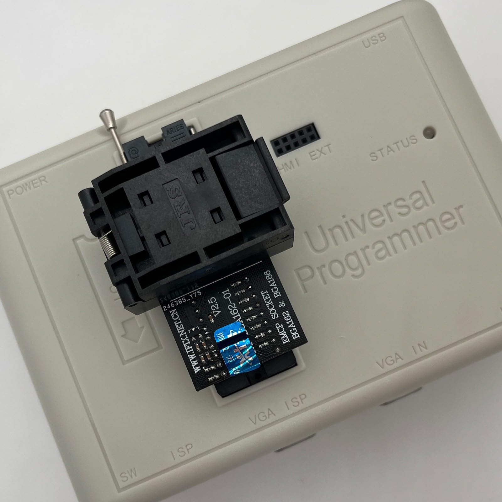 Adaptador Emmc Reemplazo de Asiento ardiente BGA162 / BGA186 Adaptador de Lector de Memoria Emmc para Accesorios de Programador RT809H Programador de Chip de Memoria