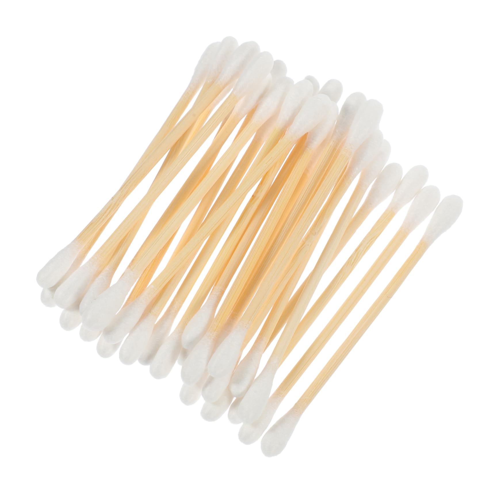 FRCOLOR 100 Pack Cotton Tipped Swabs Makeup Tool Cotton Buds Holder for Ear Cleaning Beauty Care