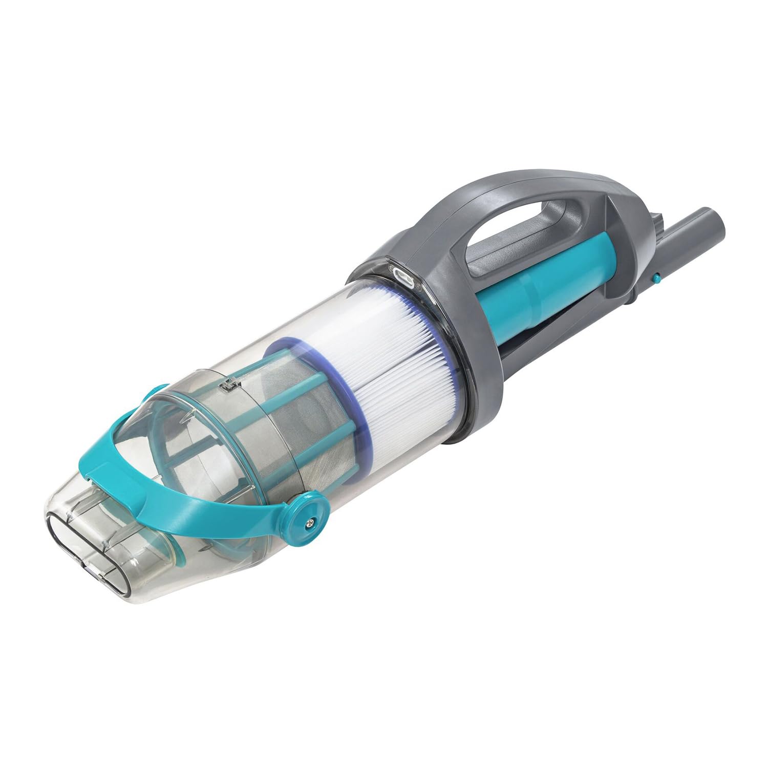 Bestway Akku Poolsauger AquaGrip 250 cm – Kabelloser Handpoolsauger mit 90 Min. Laufzeit, LED & 2 Saugköpfen für Aufstell- & Einbaupools