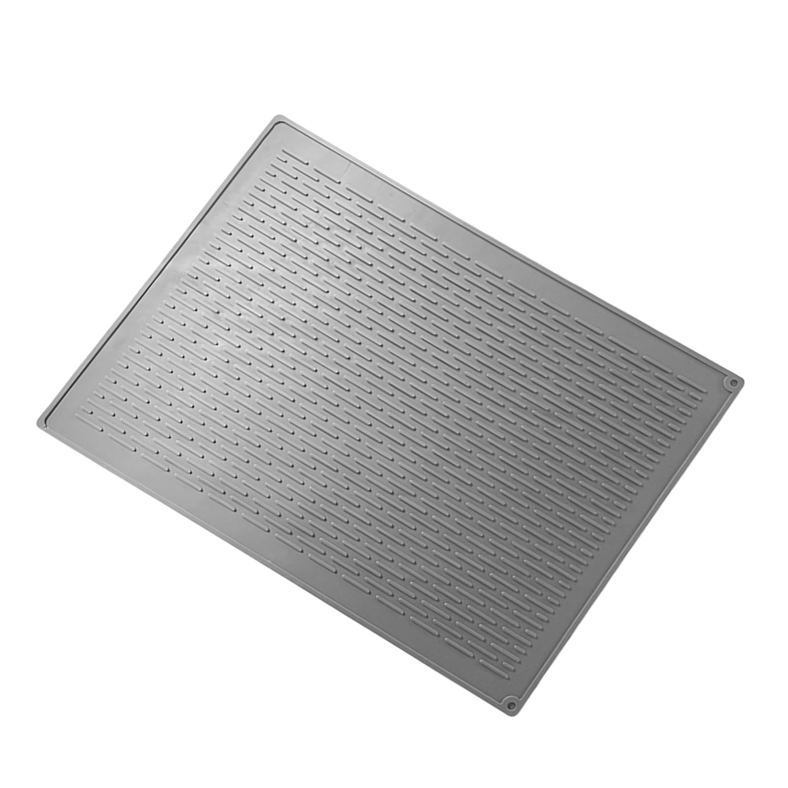 Ljmyy Multipurpose Kitchen Silicone Draining Mat Space Saving Drainer Pad for Dishes and Produce Textured Vegetable Dryer Pad Fruit Vegetable Dryer