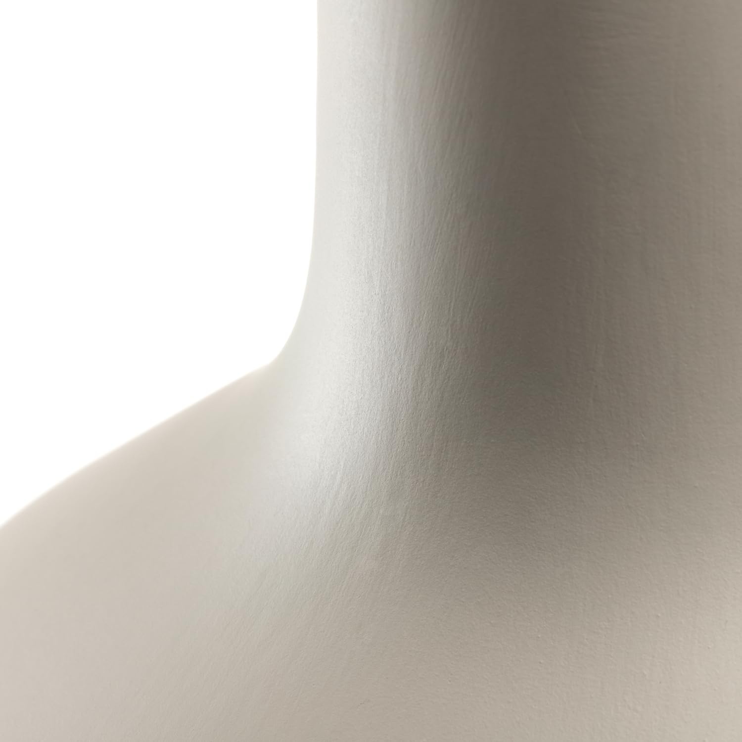 Leonardo Home Milano Keramikvase, 1 Stück, Moderne Vase aus Keramik, Dekovase für kunstvolle Blumen-Bouquets, Elegante Blumenvase, Hingucker als Dekoration, Höhe 50 cm, Creme, 026822