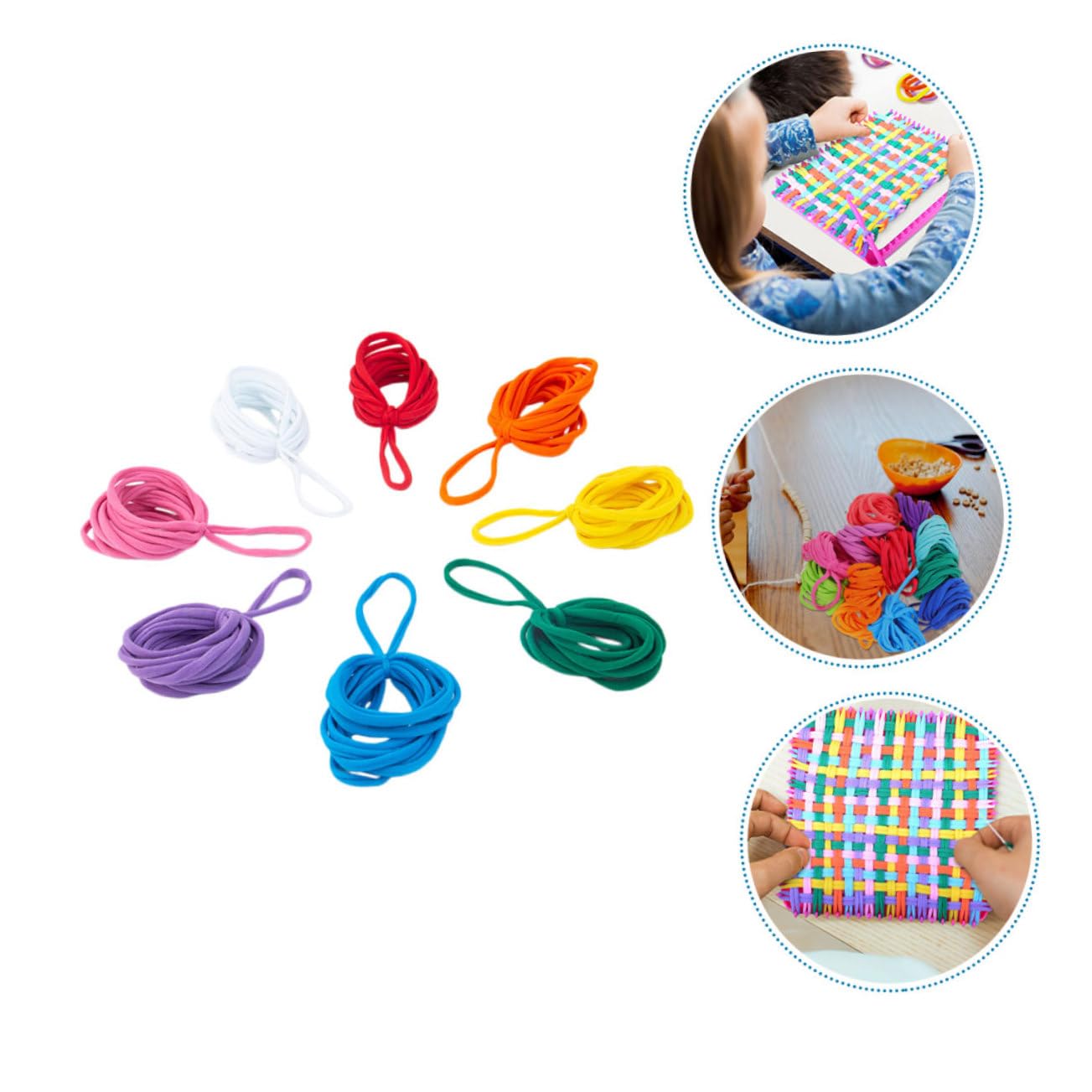 JOINPAYA 480pezzi Anelli Elasticizzati Per Lavoro Maglia Kit Di Ricarica Per Potholder Colori Per Attività Creative Per Ragazzo Ragazza e Fai Da Te