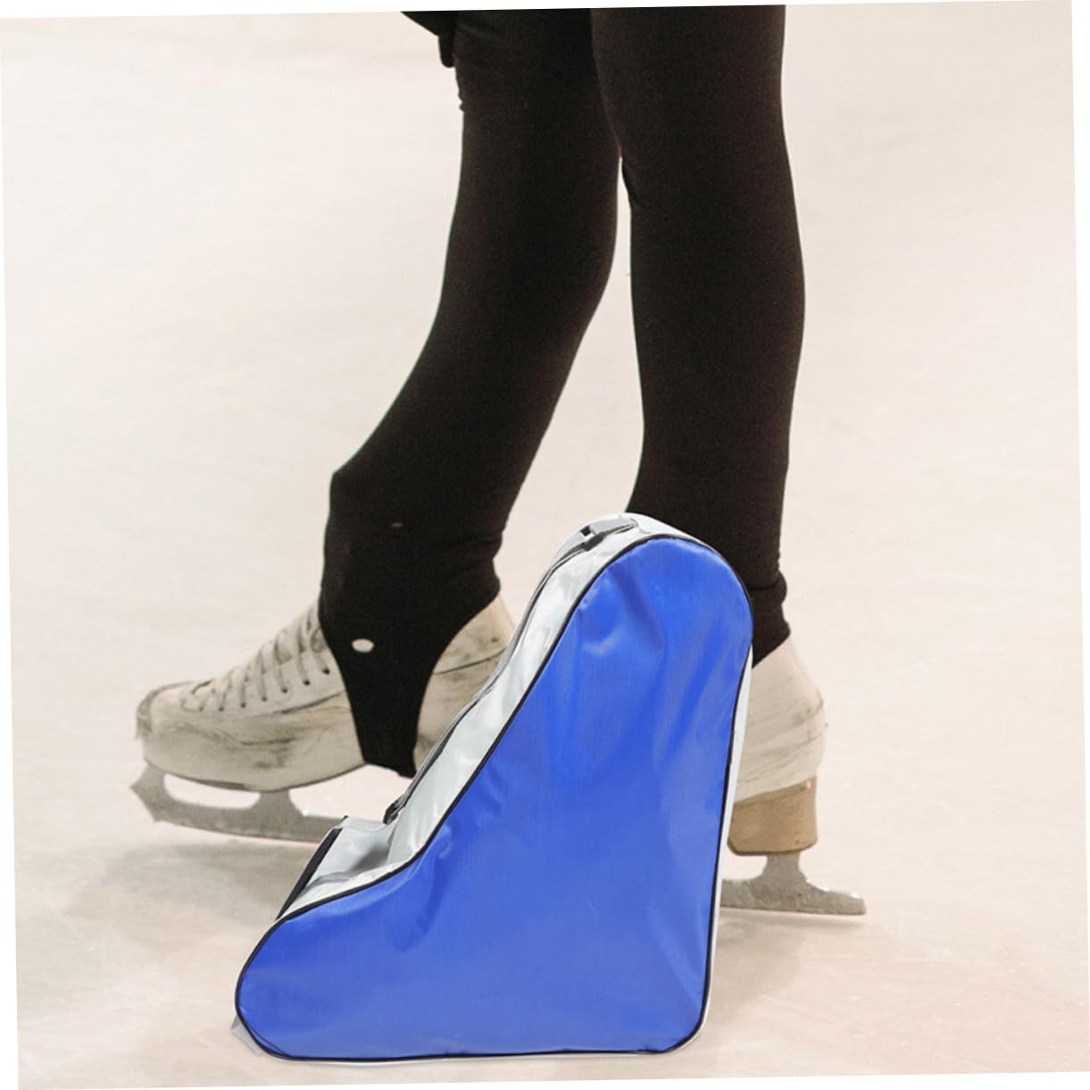 2 pezzi Borsa per Scarpe da Sport Zaino Triangolare Leggero e Resistente Custodia Capacità per Scarpe da Pattinaggio su Ghiaccio e Rotelle Protezione Rafforzata per Pattinaggio