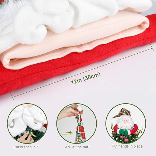 Miniatura 4 de D-FantiX Decoración grande para árbol de Navidad, decoración grande para árbol de Navidad, decoración para fiestas del hogar