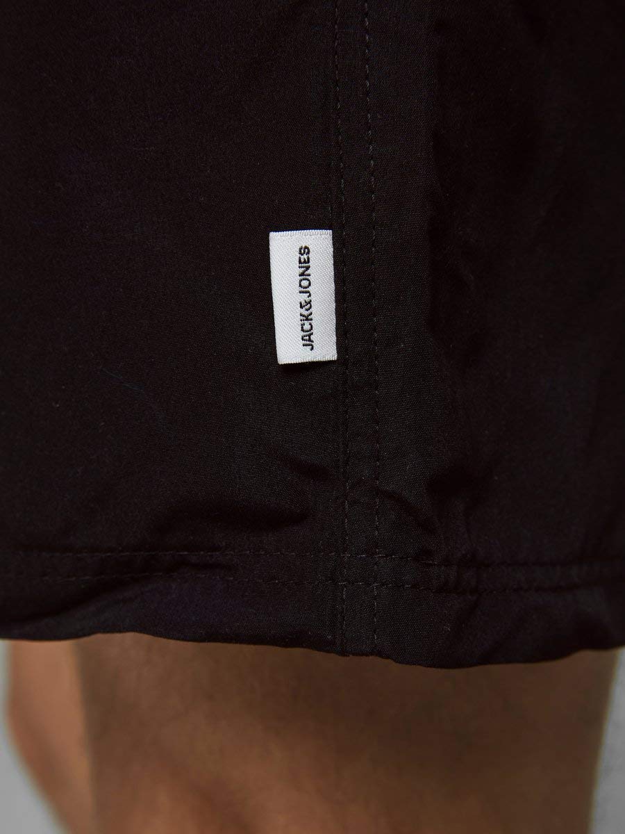 JACK & JONES Herren Badehose Badeshort SPLICELOGO S M L XL XXL Schwarz Rot Orang