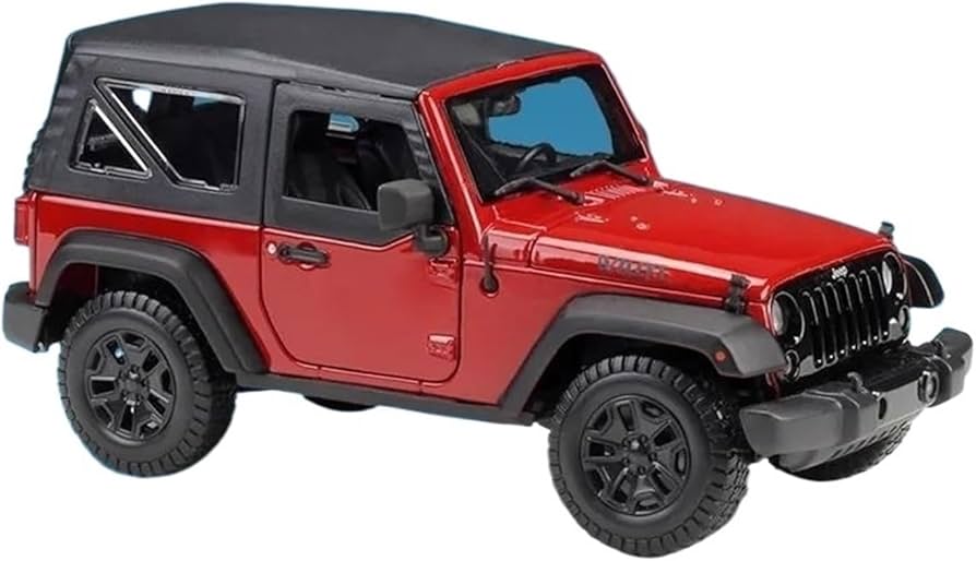 Amazon | 1:18 ジープ ラングラーに最適 合金モデルカー静的金属