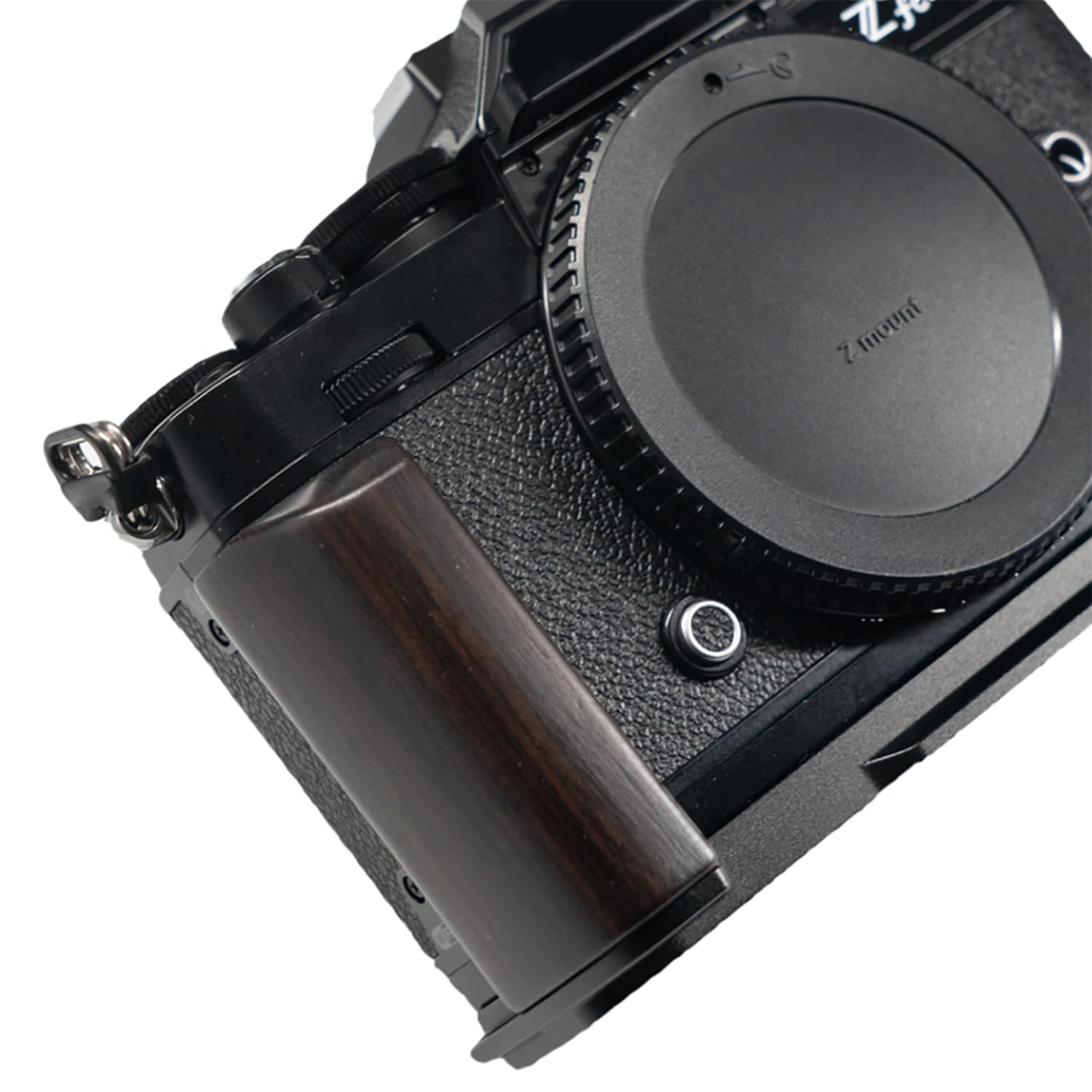 Amazon | Nikon 用 Z fc Zfc 専用 カメラウッドグリップ 高級檀木材