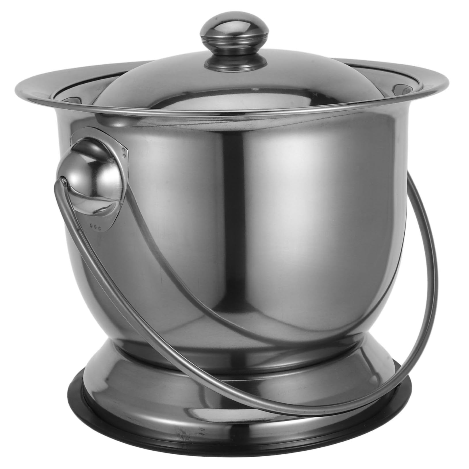 Beavorty Pee Bucket Potty for Women Stainless Steel Urinal with Lid Portable Potty for Home Use and Travel