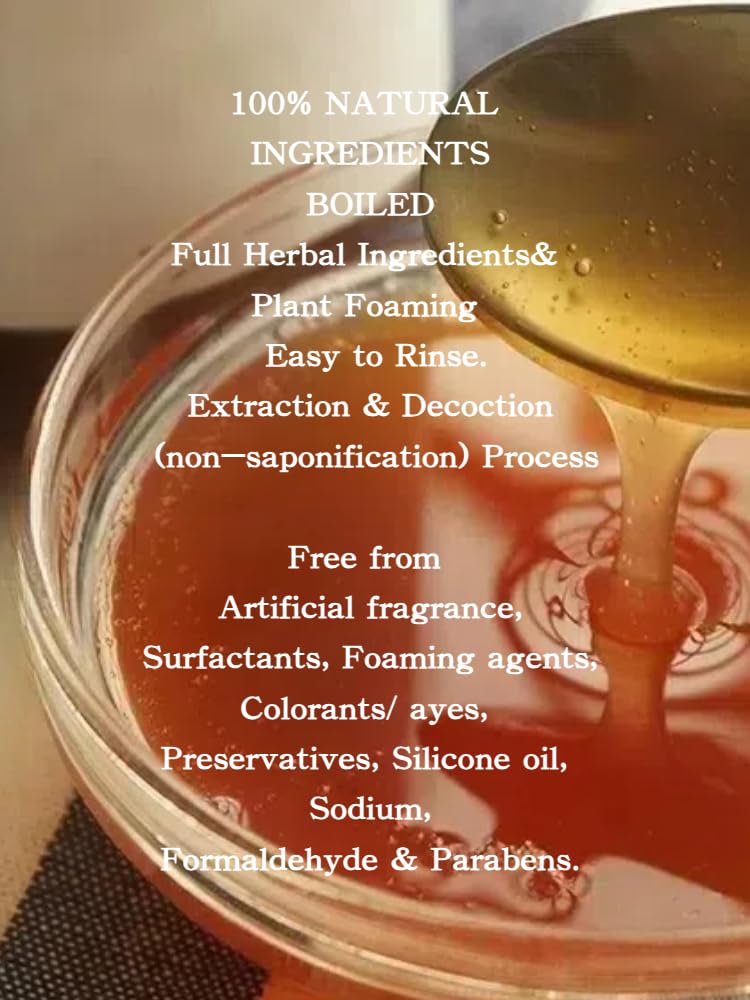 Joy Garden Ginger & Angelica root soapberry Soap Pod herbal shampoo Zao Jiao Gentle herbal Shampoo TCM shampoo 325ml Vegan Oil-Control Clarifying and nourishing scalp help hair voluminous - Image 3
