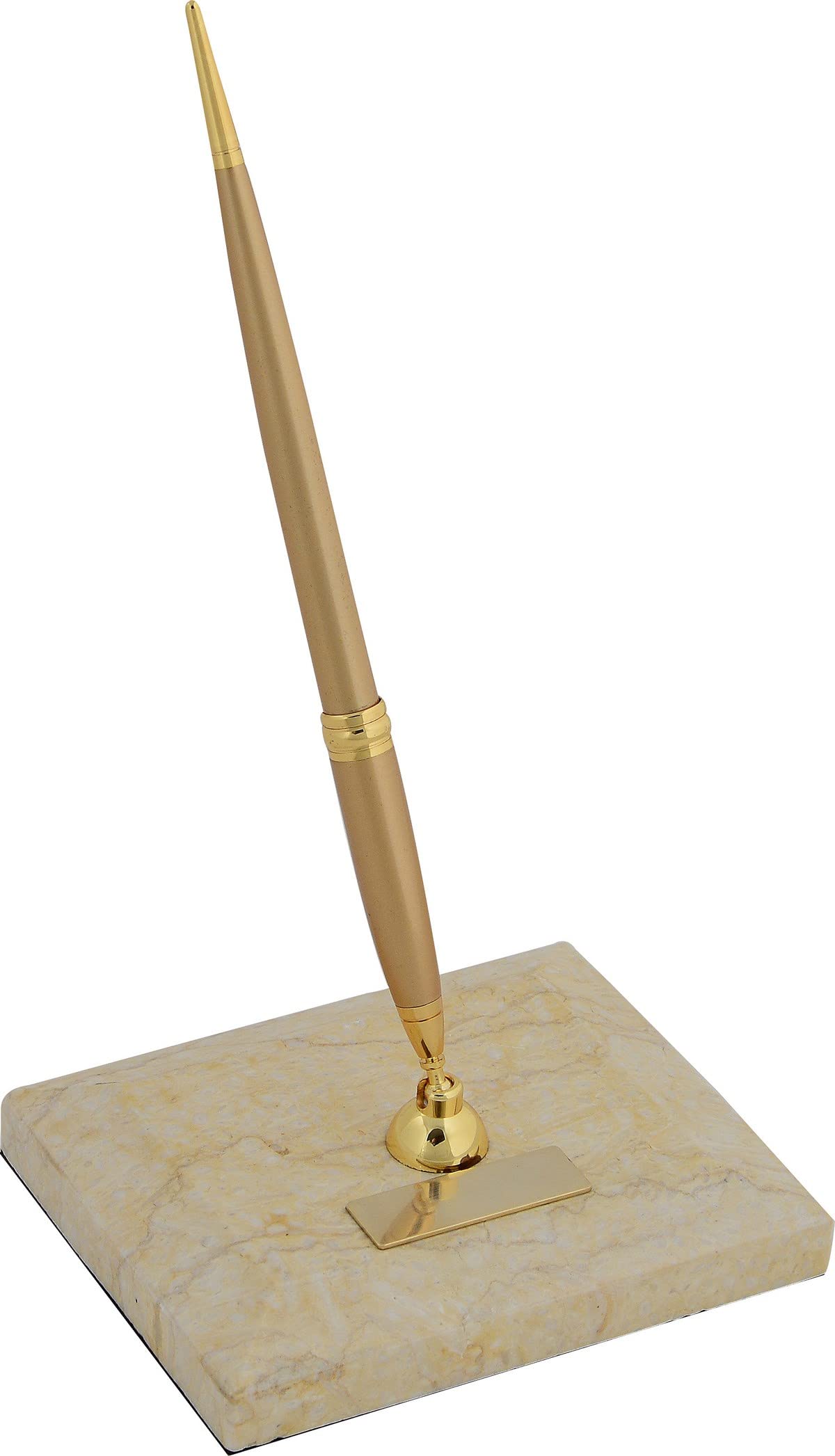 Steelpen NO 56 Gold Çiftli Mermer Masa Seti
