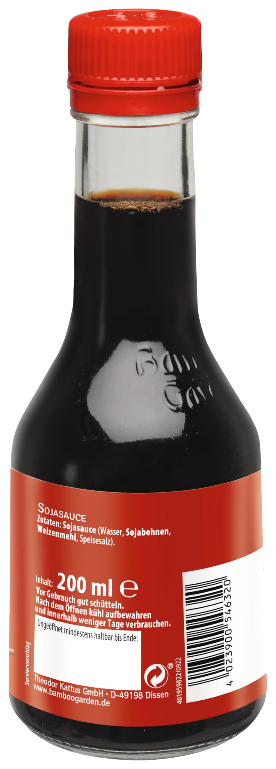 Bamboo Garden - Chinesische Sojasauce | 200 ml in der Glasflasche