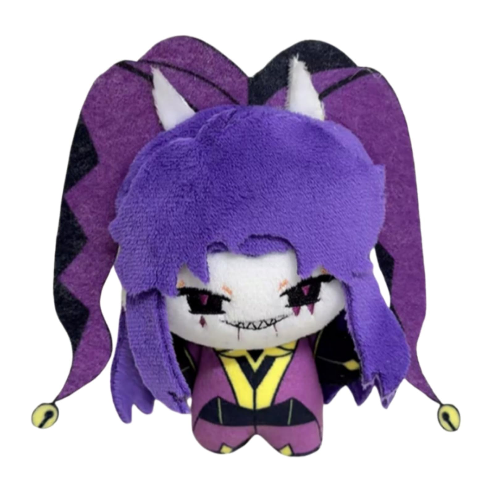 The Freak Circus Plush Toy Freak Circus Pierrot Plush Cartoon Character Doll Soft Plushies Pillow Stuffed Figure for Game Fans (The Jester -10 cm)