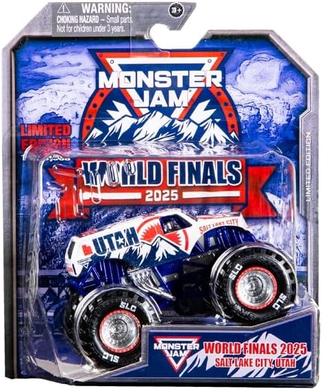 Monster Jam World Finals 2025 Limited Edition Truck – Salt Lake City, Utah | 1:64 Scale Die-Cast | Spin Master Exclusive (1 of 5,000)