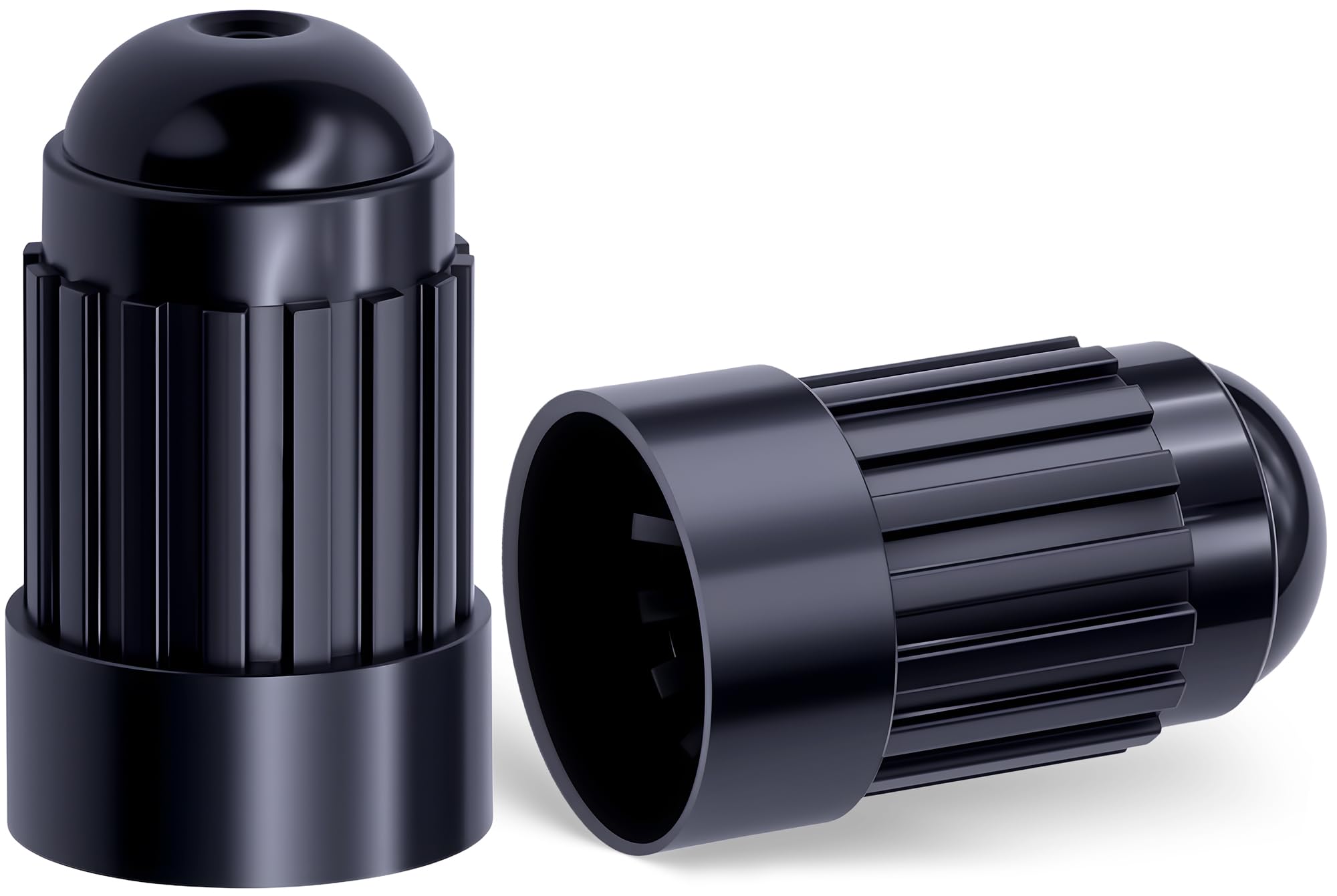 10PCS Plastic TPMS Tire Valve Stem Caps, Black Wheel Tire Valve Stem for TR20008 TPMS, Universal Tire Valve Stem Covers for Cars, SUV, Trucks, Bikes, Motorcycles, Bicycles