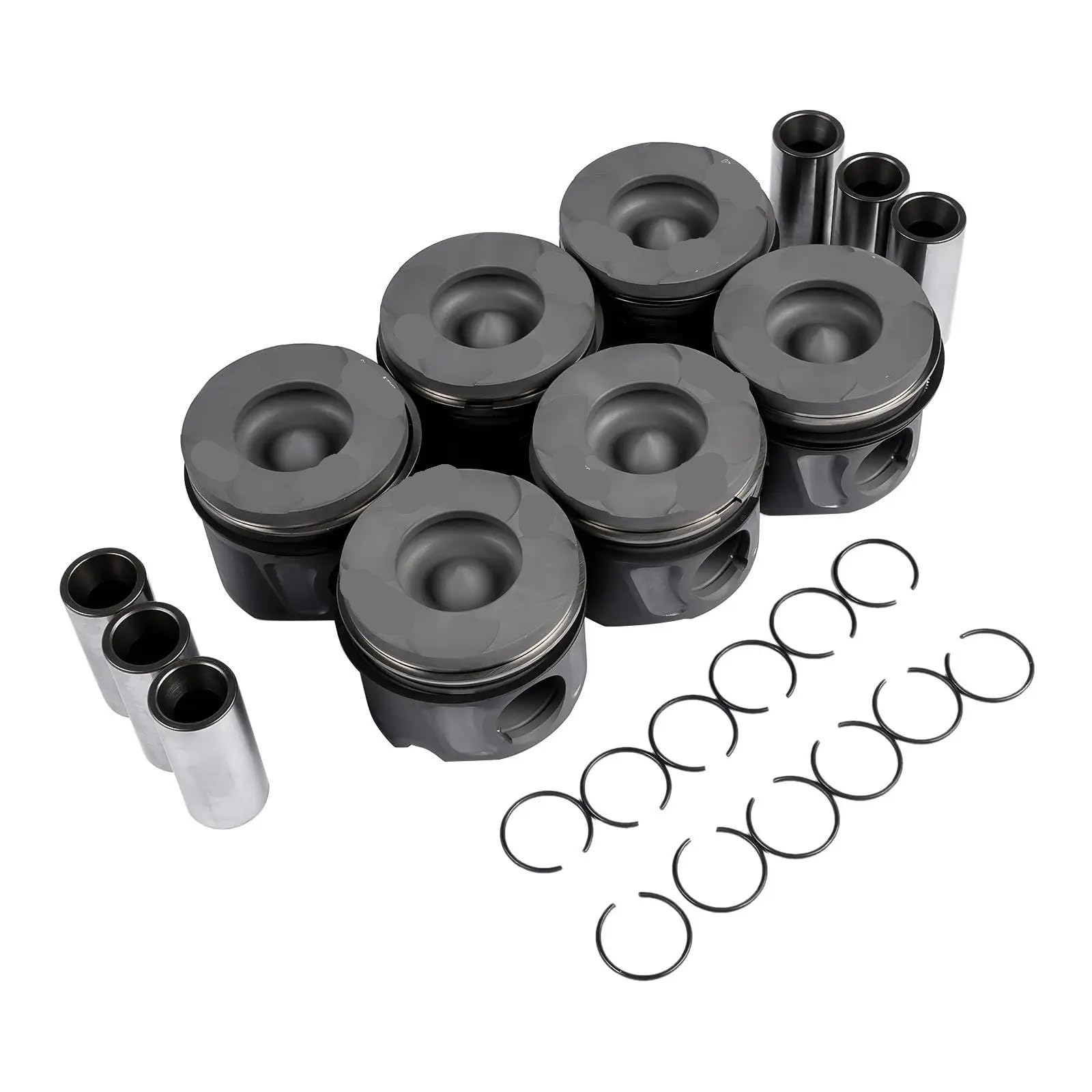 Segment De Piston AP01 Lot de 6 pistons avec segment pour Ram 1500, pour Jeep Grand Cherokee WK2 3.0L V6 Remplacer