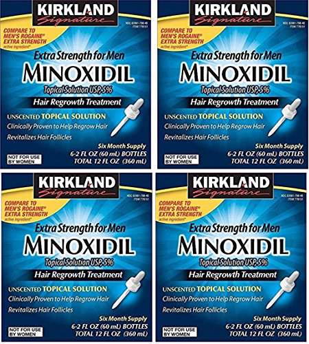Minoxidil for Men 5% Minoxidil Hair Regrowth Treatment sxdrXC, 2Packs (12 Month Supply)