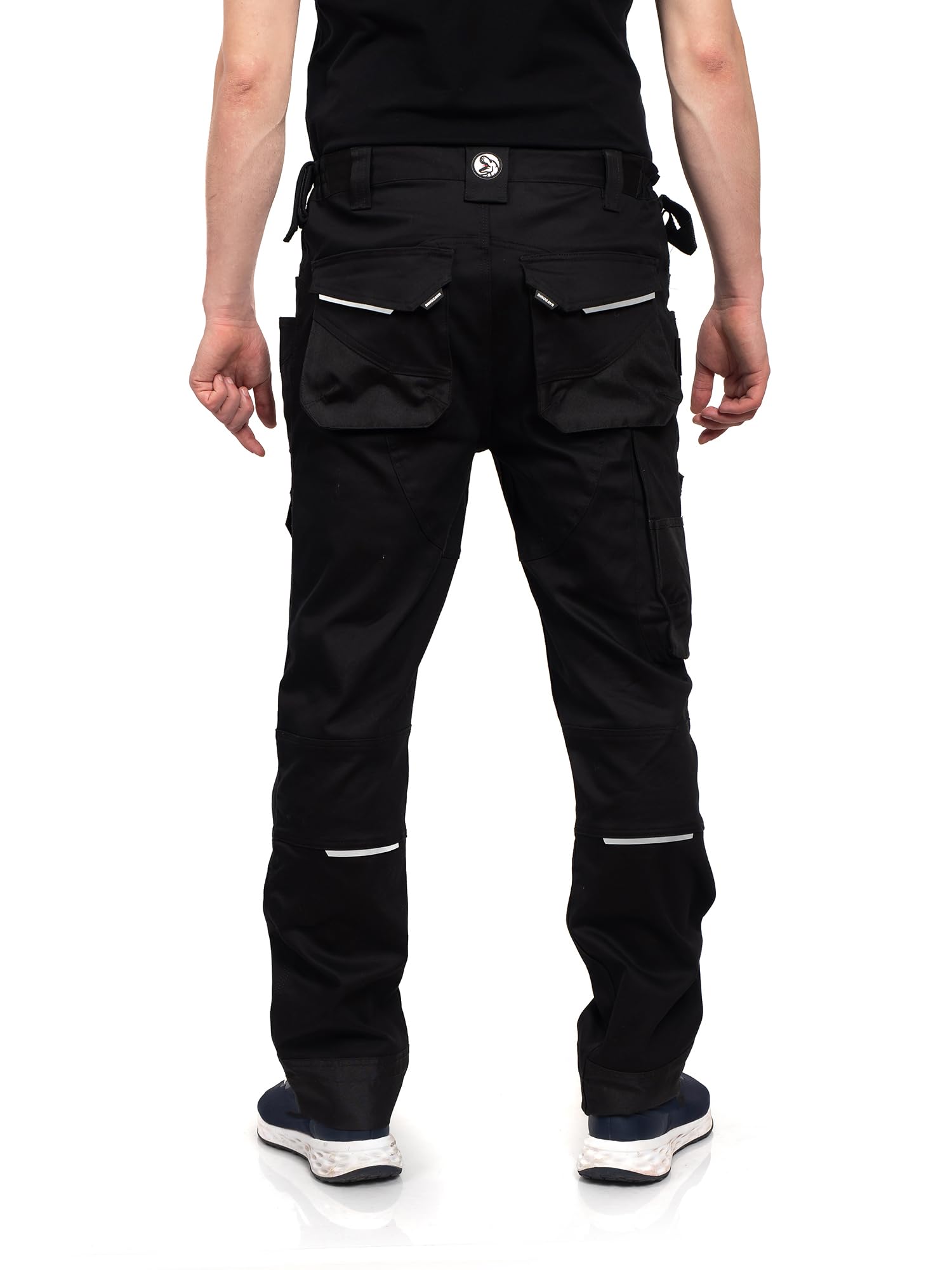 DINOZAVR Flex Pantaloni da Lavoro - Uomo - Elastici Pantaloni Protettivi con Spandex