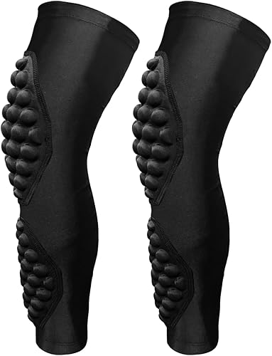 Topeter Rodillera acolchada de compresión para piernas para niños, muslos juveniles, soporte protector para espinilleras, 1 par Topeter Rodillera acolchada de compresión para piernas para niños, muslos juveniles, soporte protector para espinilleras, 1 par